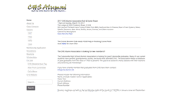 Desktop Screenshot of chs-alumni.net
